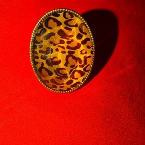 Wild Elegance Leopard Pattern Ring